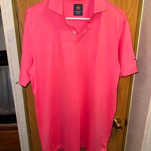 Donald Ross Pink Men's Polo Shirt - M